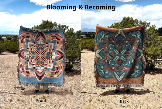 Blooming & Becoming | Woven Mandala Blanket
