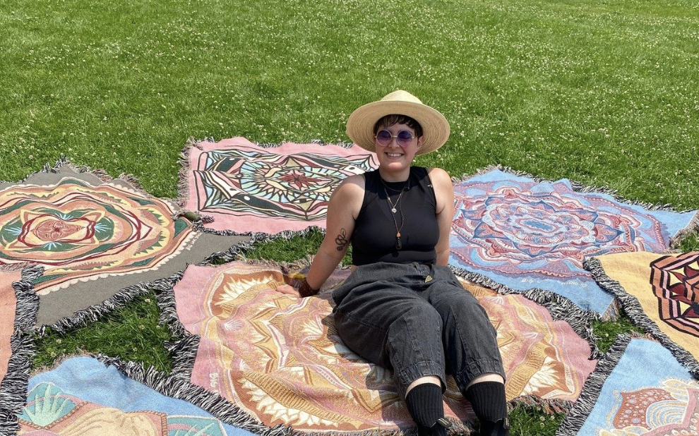 Blooming & Becoming | Woven Mandala Blanket