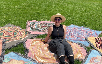Blooming & Becoming | Woven Mandala Blanket