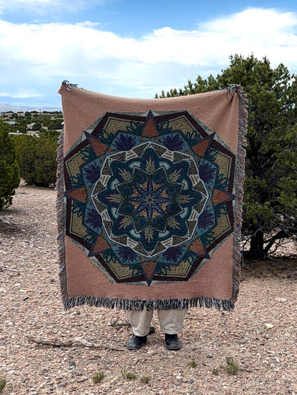 Star of the Desert | Woven Mandala Blanket