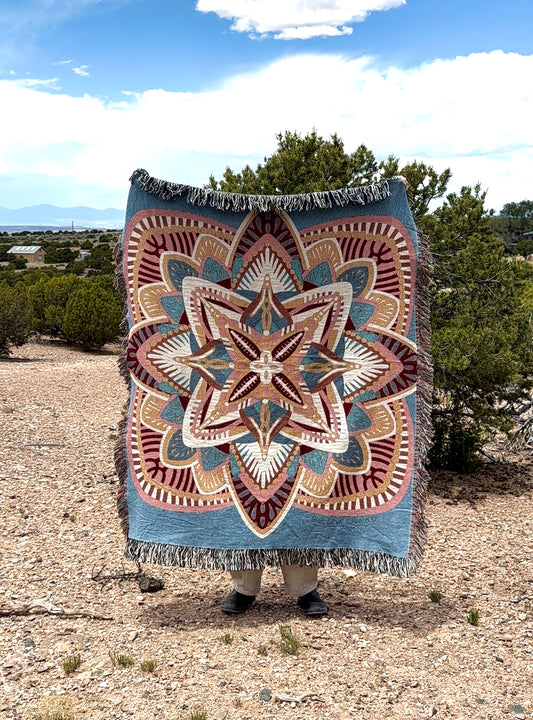 Blooming & Becoming | Woven Mandala Blanket