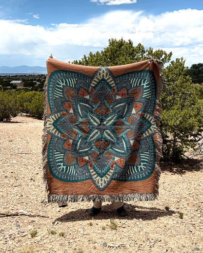 Blooming & Becoming | Woven Mandala Blanket