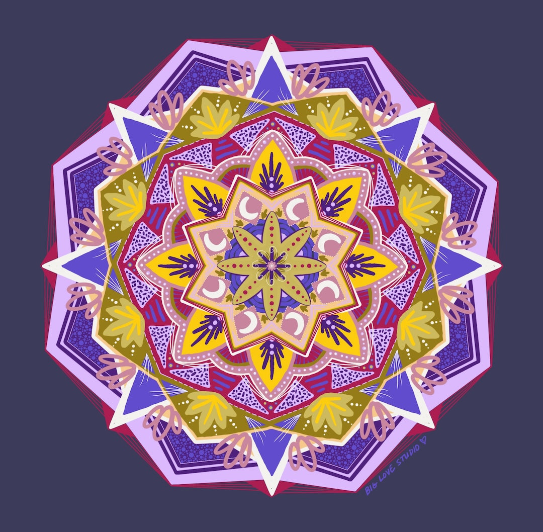 Star of the Desert | Woven Mandala Blanket